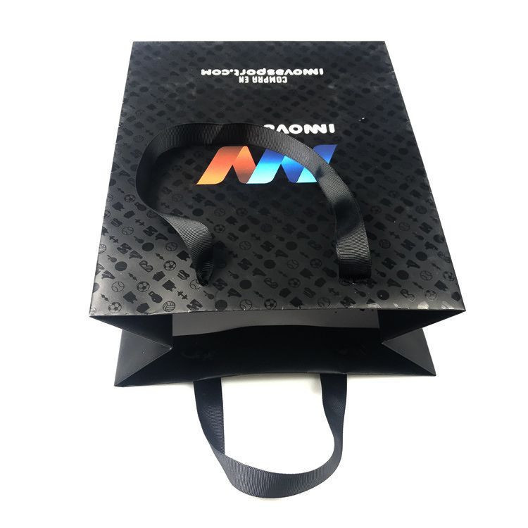 color paper bags with Spot UV